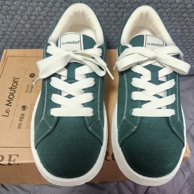[정품] 르무통 버디 다크그린 270 운동화 새상품