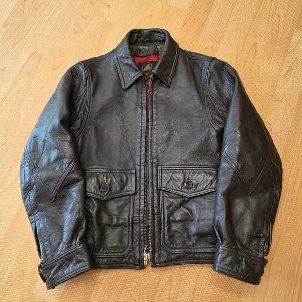 로스트월드 염소가죽자켓 / 하이웨이맨 / a2자켓