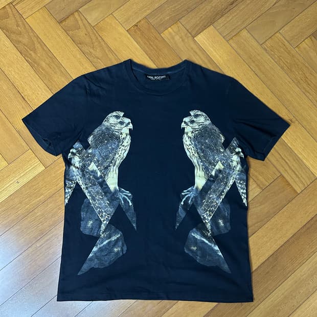 닐바렛 트윈이글 프린팅 반팔 티셔츠