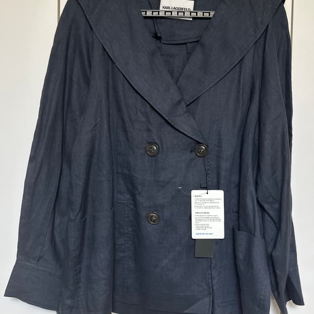칼 라거펠트 네이비 더블 마자켓