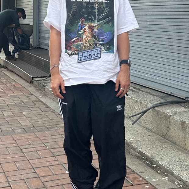 XL 아디다스 예스아이씨 BS 트랙 팬츠 블랙