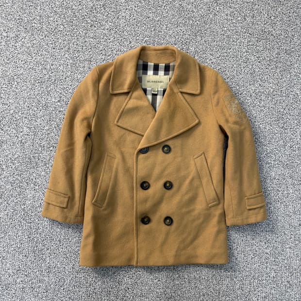 6Y 버버리 아동 코트 울 캐시미어 0312J
