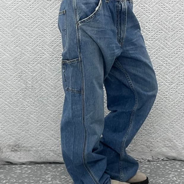 리바이스 카펜터 루즈스트레이트 데님팬츠 34인치 C07546