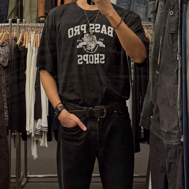 XL)베스 프로 샵 프린팅 반팔 티셔츠