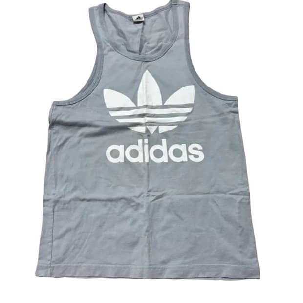 아디다스 소라색 민소매