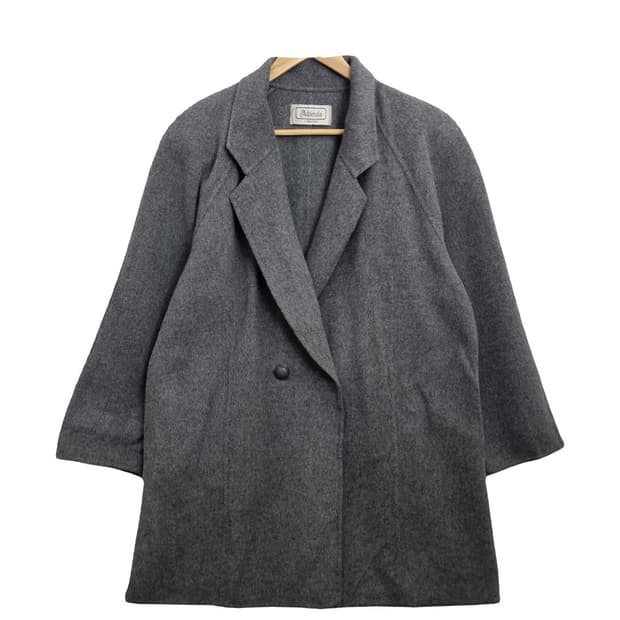 ADDENDA 빈티지 여성 오버핏 울코트