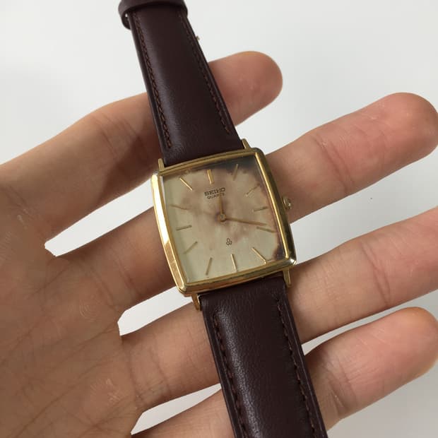 70s seiko chariot vintage dial gold