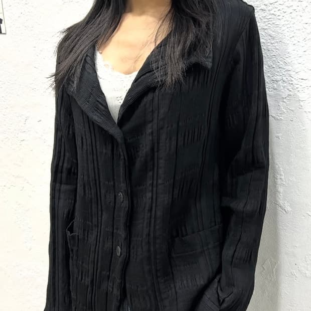 이세이 미야케 플리츠 가디건 