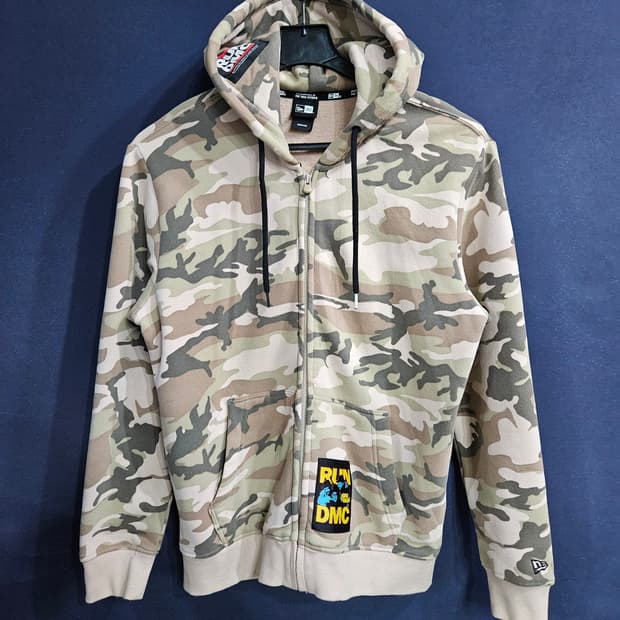 뉴에라 프린팅 카모 남성 95 기모 후드집업 