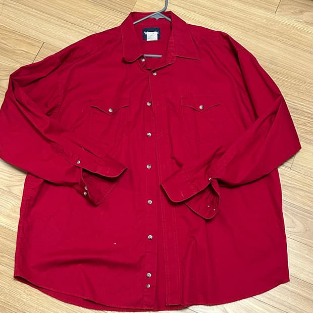 Wrangler 레드 셔츠