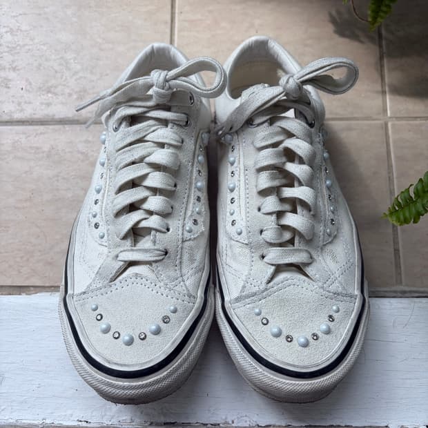 Vans LX Old Skool 36 Pearlized White
