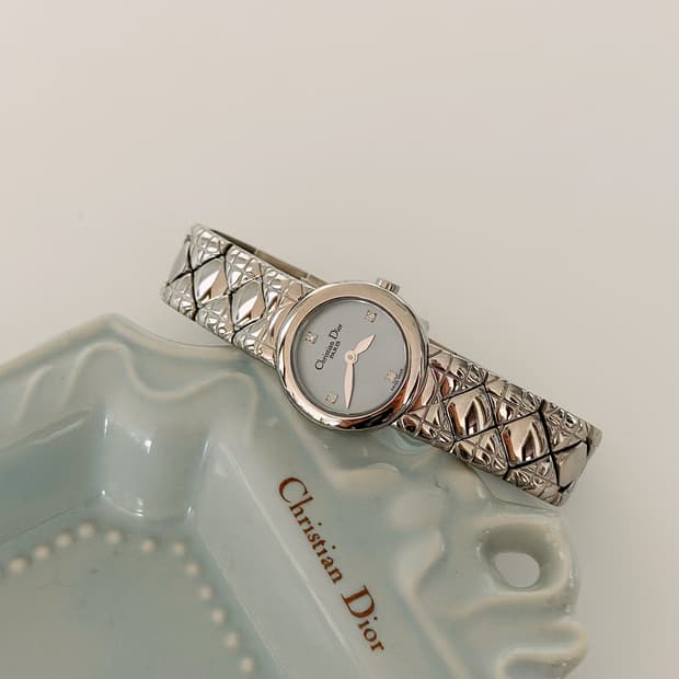 빈티지 레이디 디올 4p 다이아 까나쥬 시계