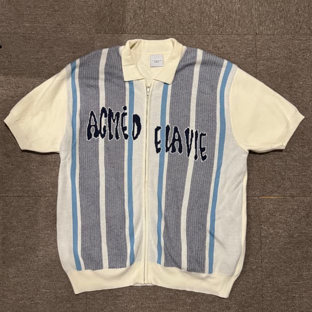 아크메드라비 반팔 니트집업