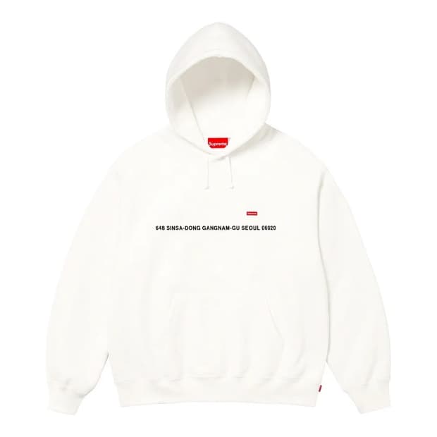 Supreme 스몰 박스 로고 후디 서울 스토어 한정판