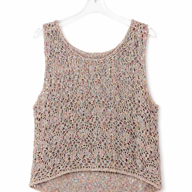 Candy puntching sleeveless