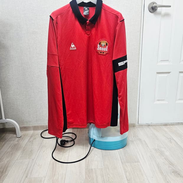 (110)2XL☆초대장급☆ 르꼬끄 FC서울[빨검]트레이닝 PK폴로 긴팔티