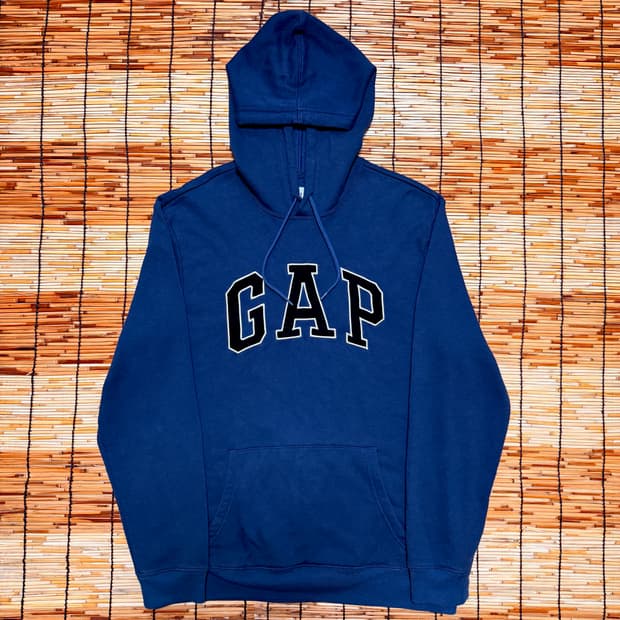 갭 GAP 청록 블루 후드티 L