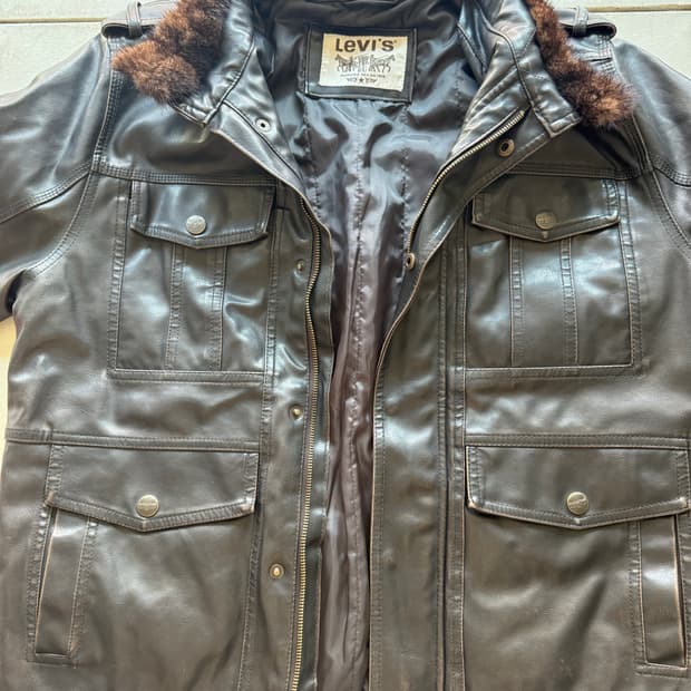 리바이스 가죽자켓