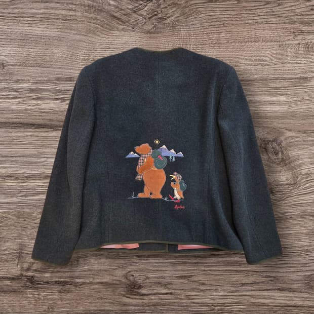 티롤 오스트리아 울 자켓