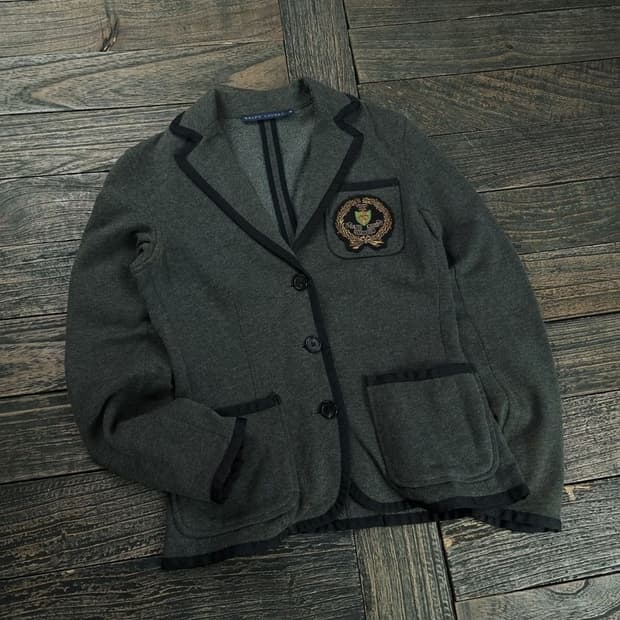 [폴로 랄프로렌] 재팬 빈티지 프레피 블레이저 가디건 M18738