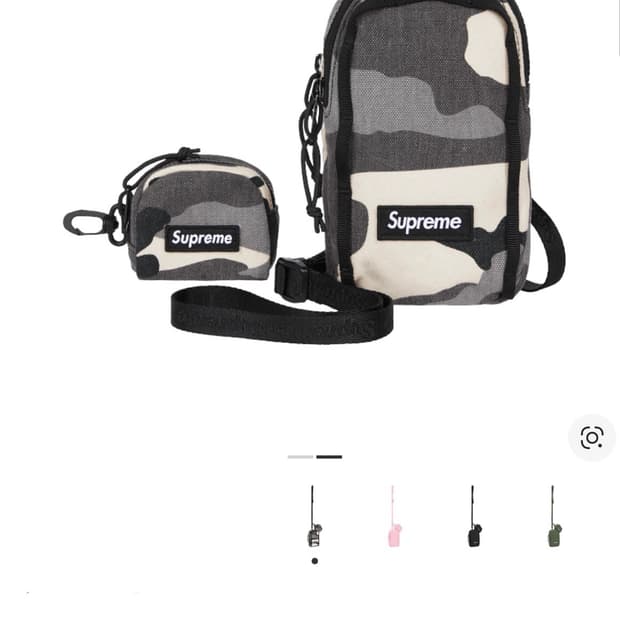 슈프림 카모 크로스백