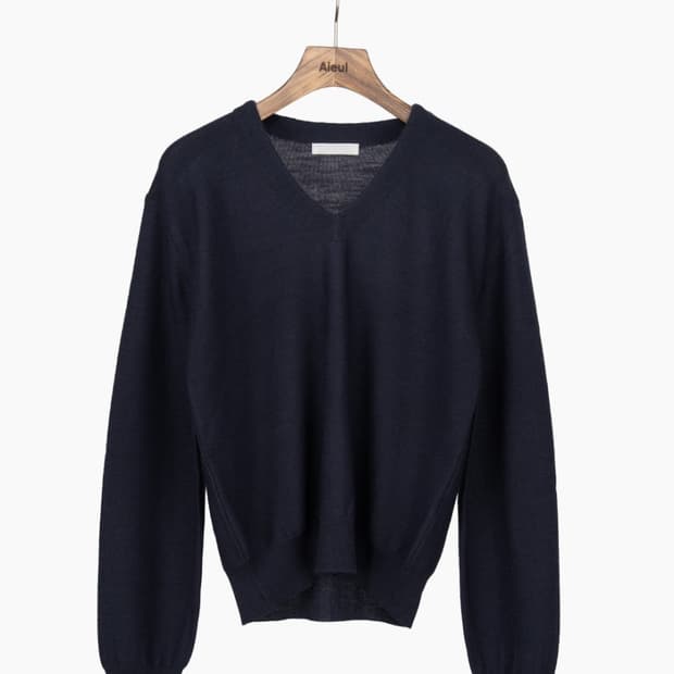 [95-100] 아이엘 니트 네이비  Aieul DV Knit Navy
