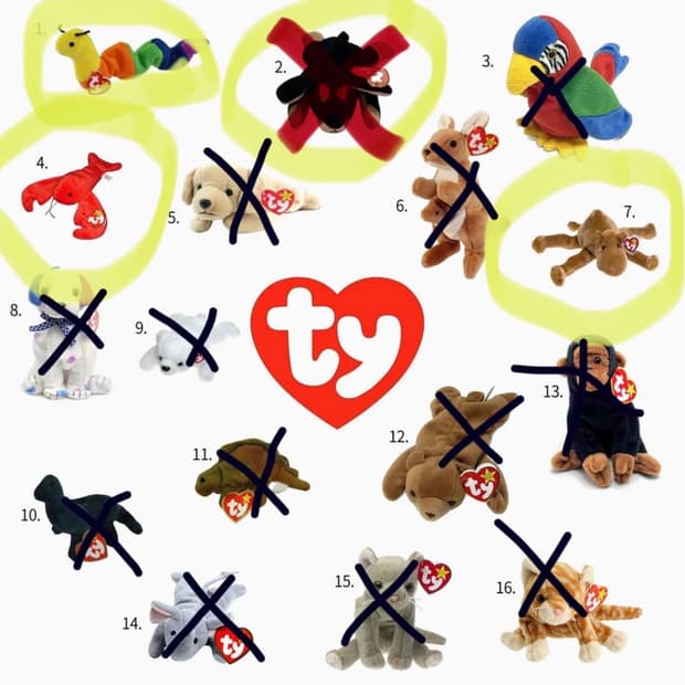 ty 빈티지인형(1990-2000s)