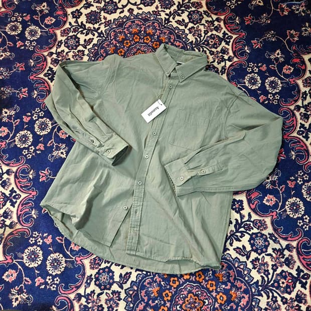 (새상품)Asnofit 워시드 옥스포드 셔츠 Free