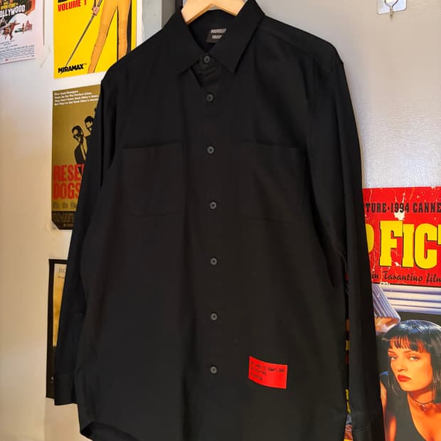 엔브이브이지 프린트 셔츠