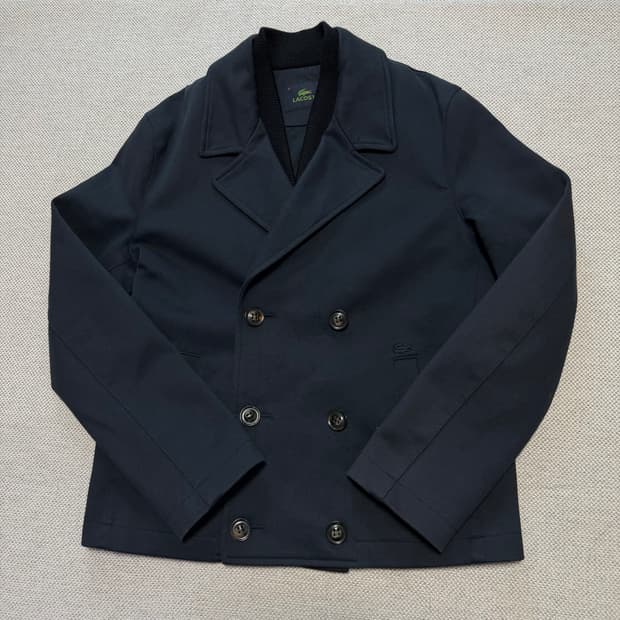 라코스테 더블 타입 코튼 하프 코트