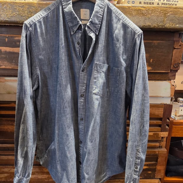 갭 샴브레이셔츠 