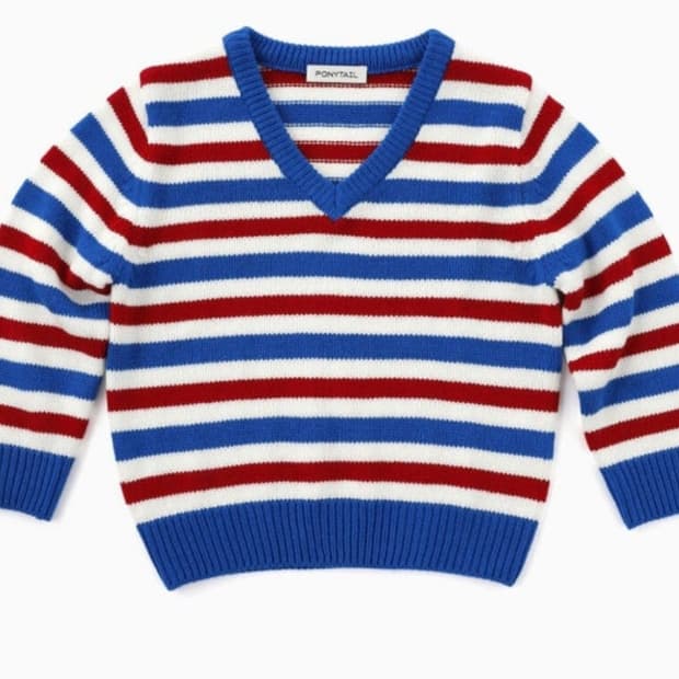 포니테일 빠삐용 니트