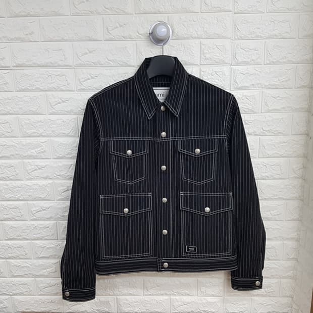 AMI 아미 스트라이프 울 자켓 남성S (90-95)