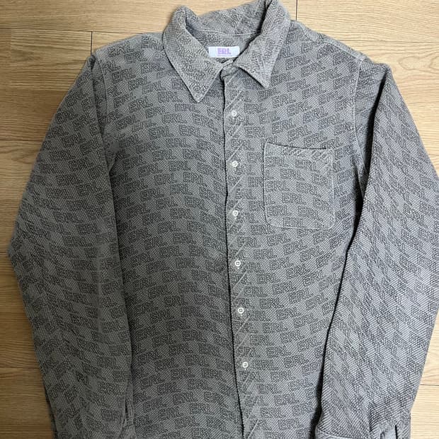 [L] ERL 코듀로이 셔츠 그레이