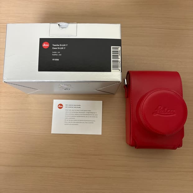 라이카 d-lux7 레드 정품케이스(풀박스)