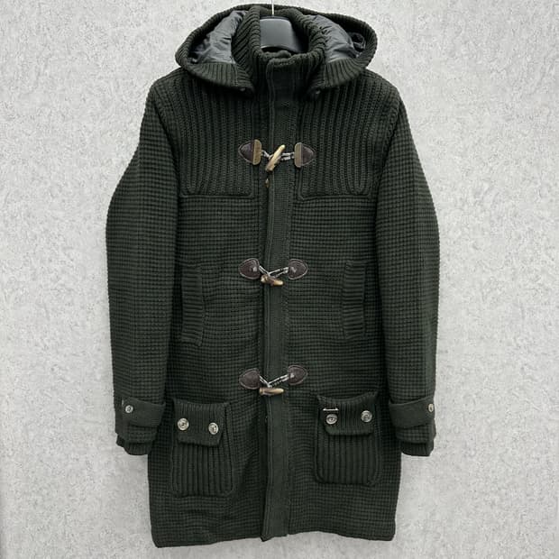 95 BARK 바크 남자 웰론 울 하프 니트패딩