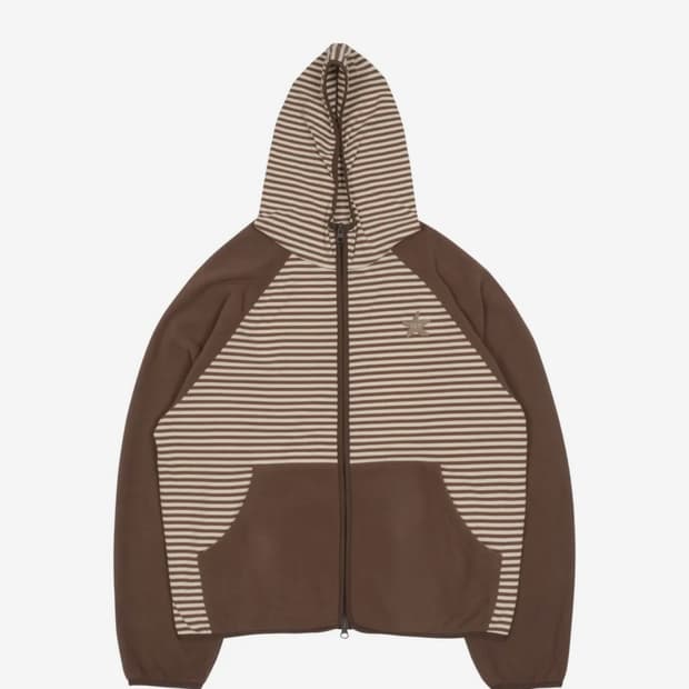 더콜디스트모먼트 fleece jacket (brown)