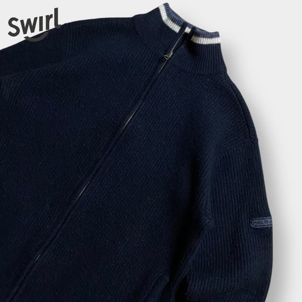 🌊Polo jeans Zip-up knit