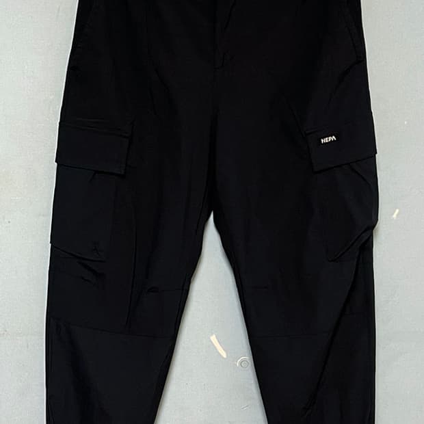 NEPA 네파 남자 C-트랙 카고 조거팬츠 블랙 밴딩 나일론 M 30