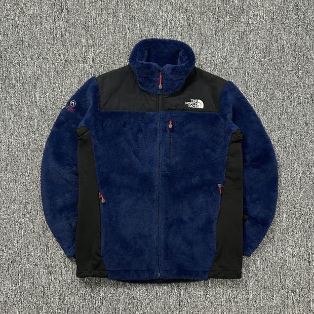 노스페이스 써밋시리즈 폴라택 네이비 플리스 자켓 M 