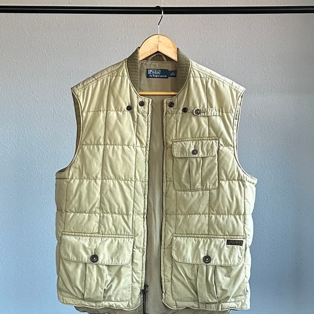 [XL]폴로 랄프로렌 사파리 헌팅 패디드 베스트