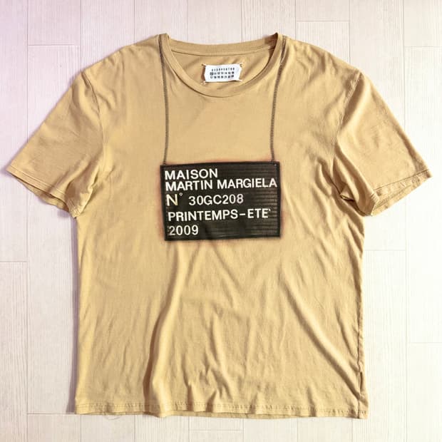 메종 마틴 마르지엘라 2009 S/S 트롱프뢰유 머그샷 티셔츠