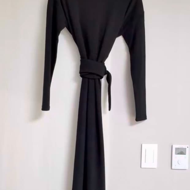 프로스트제이 랩 원피스(롱) 블랙