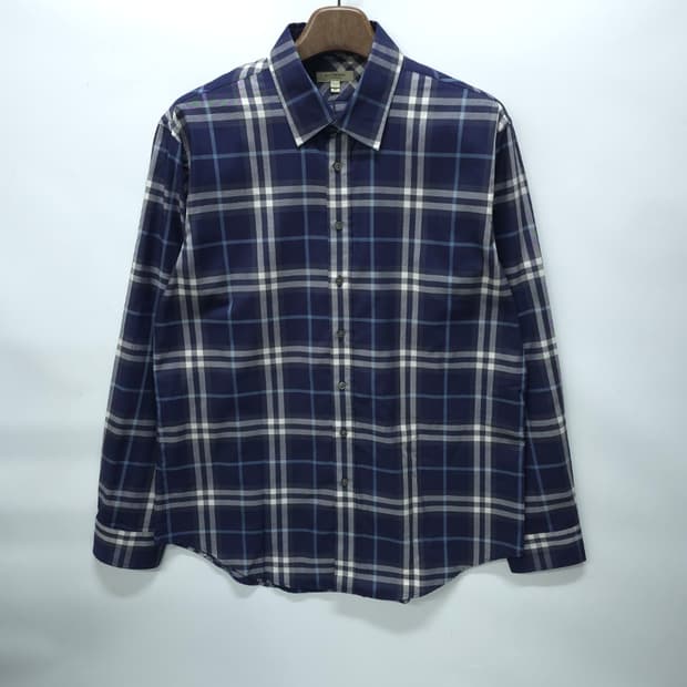 버버리 런던 남성 클래식 체크 셔츠 XL