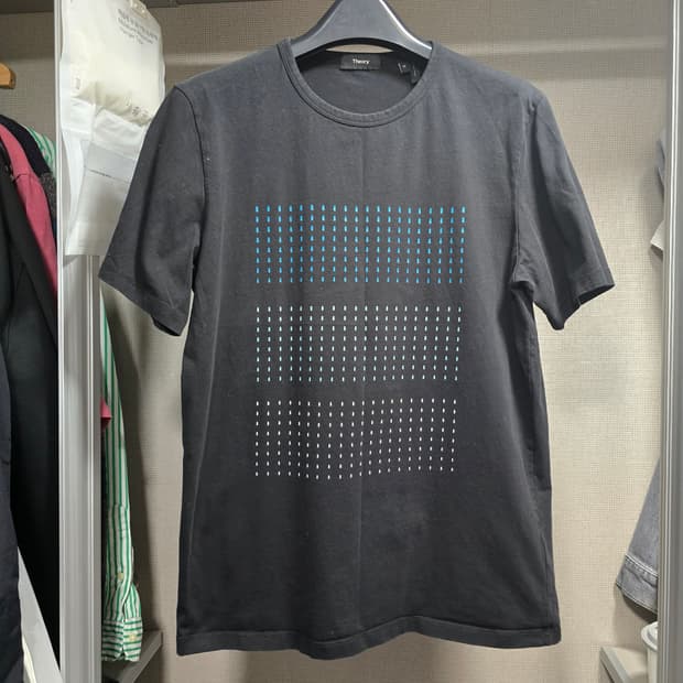 띠어리 프린팅 반팔 2장(실측확인)