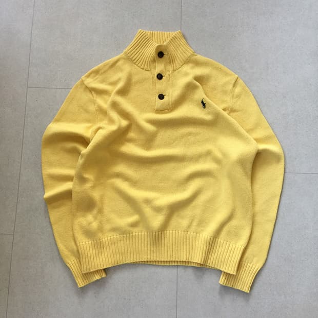 (WOMAN) 폴로랄프로렌 버튼넥 니트스웨터 L 