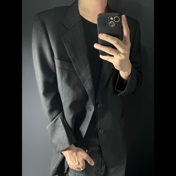 DORMEUIL 울 블레이저