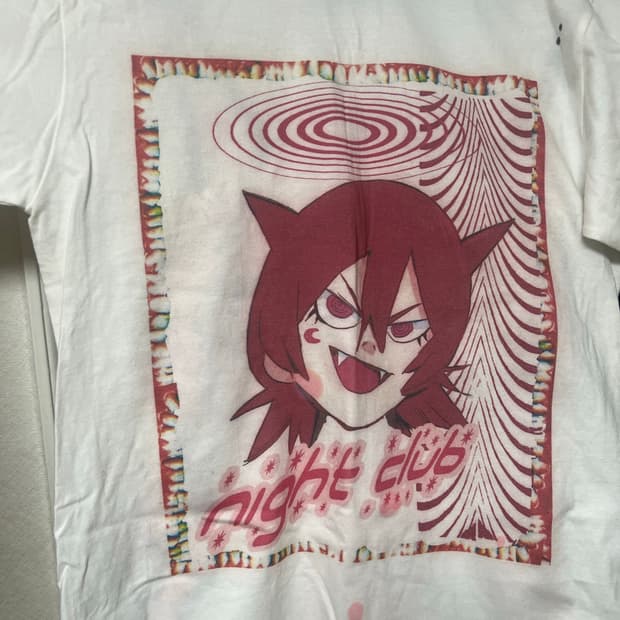 Night club X 준 이나가와 반팔 티셔츠