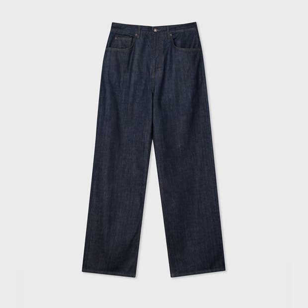 벨리에 트루 와이드 데님 인디고