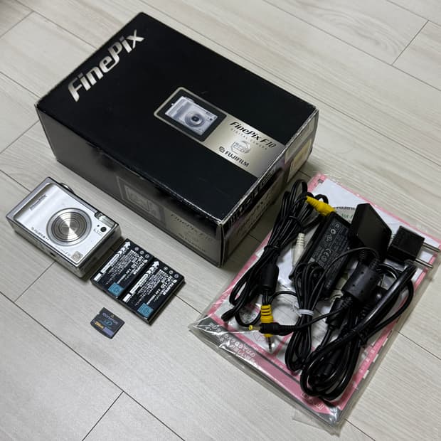 풀박) 후지필름 파인픽스 F10 빈티지 디카 디지털카메라